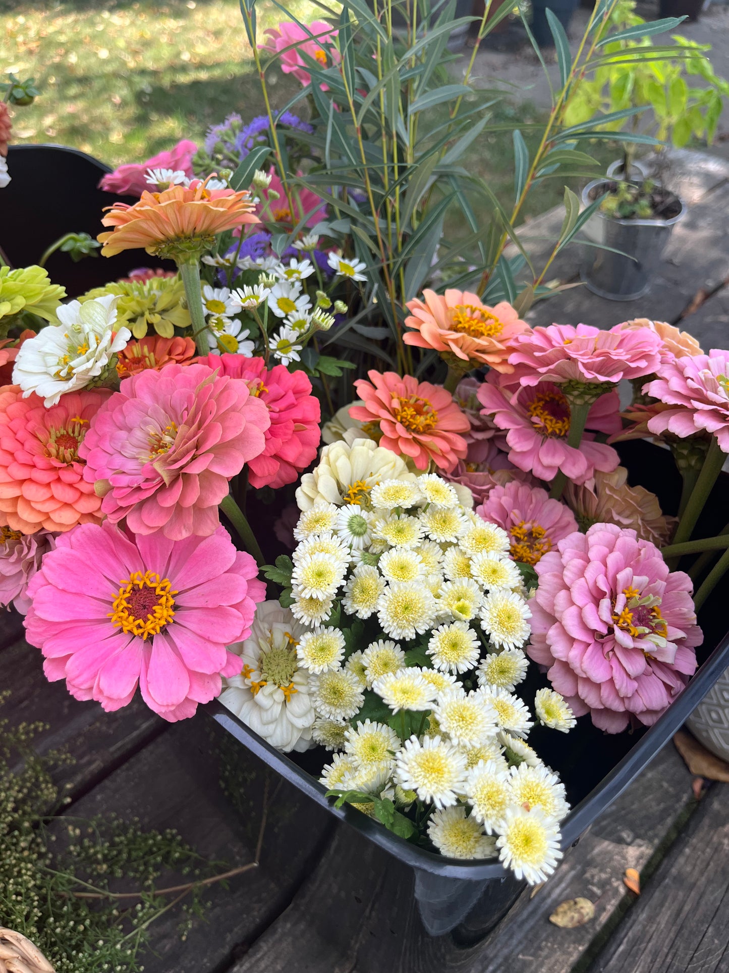 DIY Event Floral Bucket